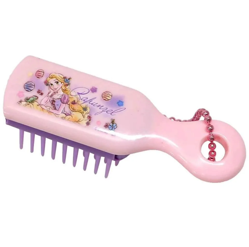 BNWT Japan Disney Keychain Mini Comb Brush - rapunzel tangled thumbnail