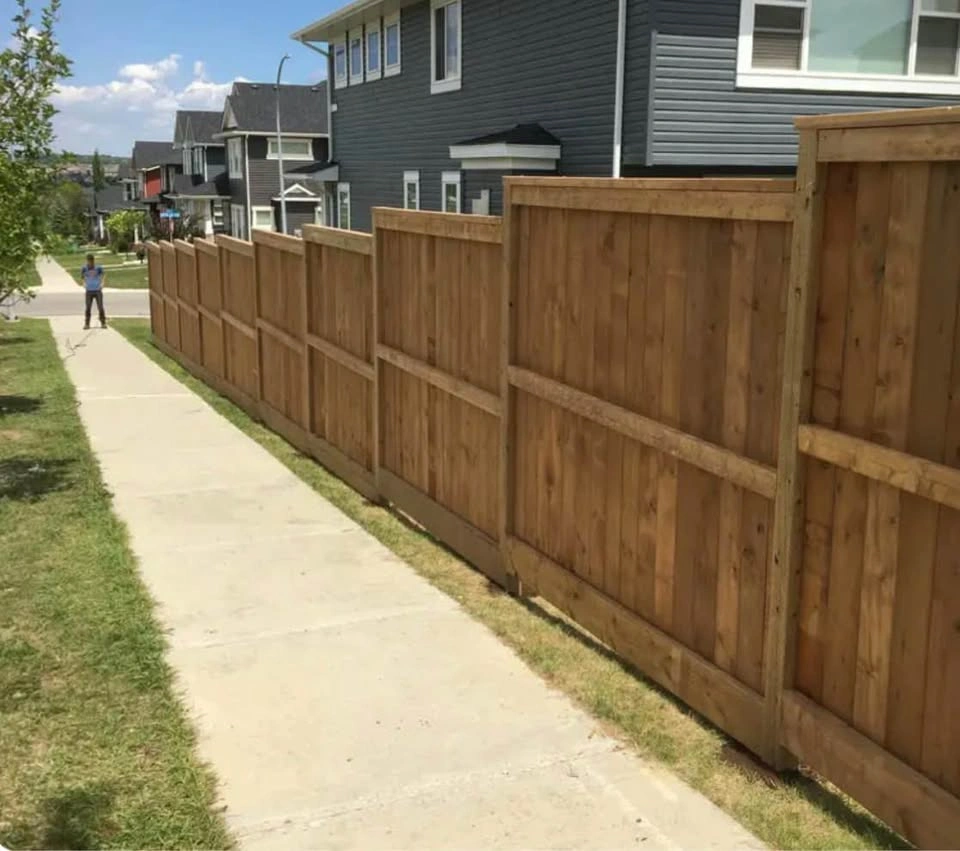 Wooden fence - photo 3