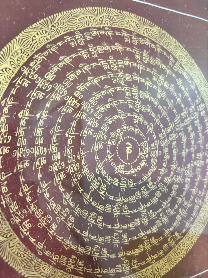 Tibetan Gold Leaf Mantra - photo 2