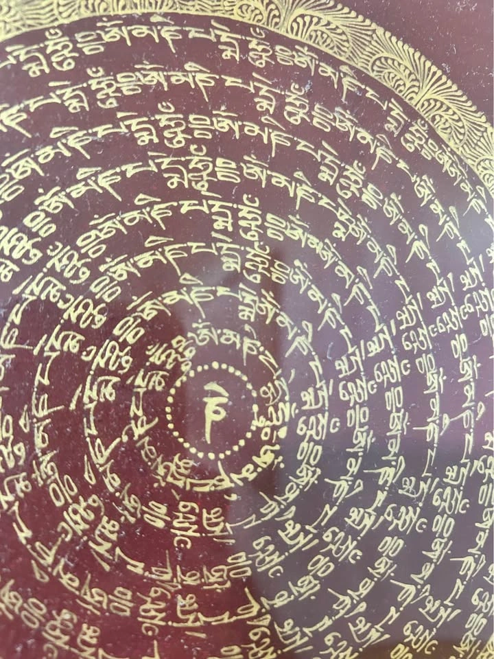 Tibetan Gold Leaf Mantra - photo 3