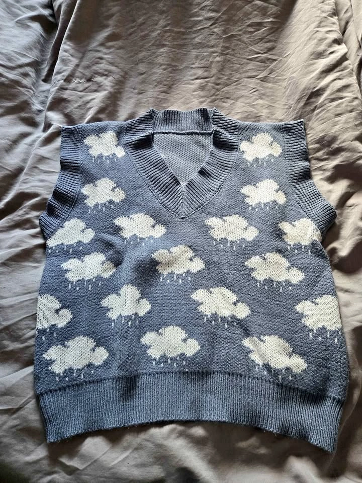Rain Cloud Knit Vest