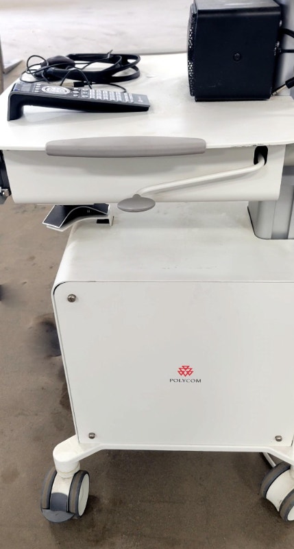 Poly HDX 8000 Practitioner Cart RealPresence Video System - photo 4