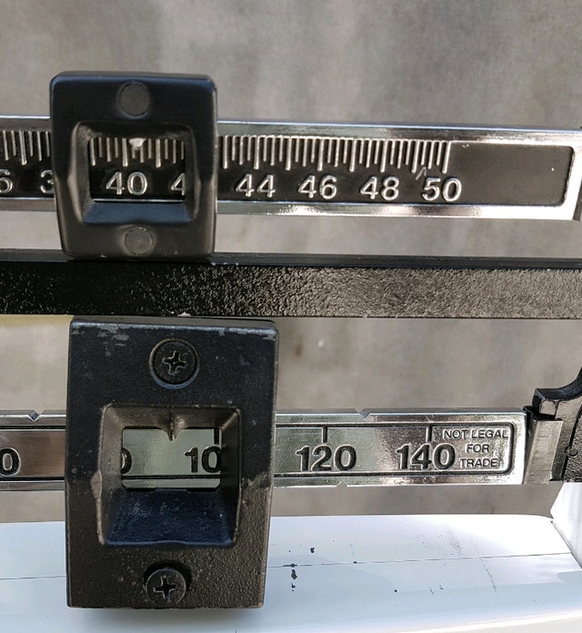 Health-o-meter Doctor's Physician Beam Scale 350 lb 150 kg MD - photo 3