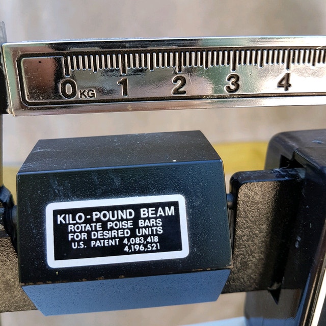 Health-o-meter Doctor's Physician Beam Scale 350 lb 150 kg MD - photo 5