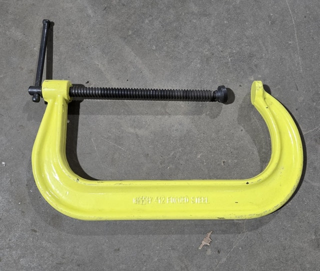 BESSEY CDF412CHV 412 Forged Steel 12'' C-Clamp 6-1/4'' Throat