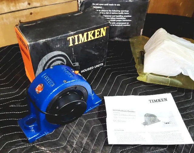 TIMKEN QMPL13J207SM Pillow Block Roller Bearing 2 bolt dia 2.4"