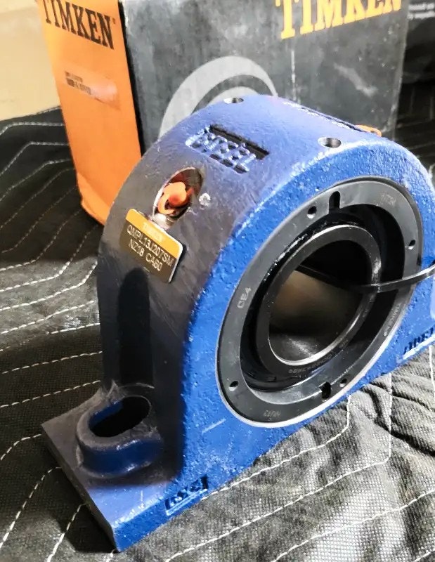 TIMKEN QMPL13J207SM Pillow Block Roller Bearing 2 bolt dia 2.4" - photo 2