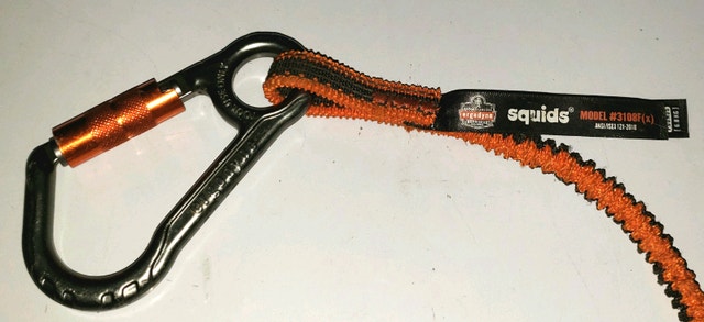 Ergodyne Squids 3108F 38" Single Locking Carabiner Tool Lanyard - photo 3
