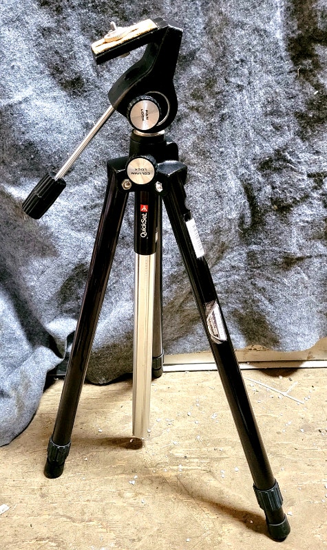 Husky QuickSet pro video still photograph tripod 5-95534-9