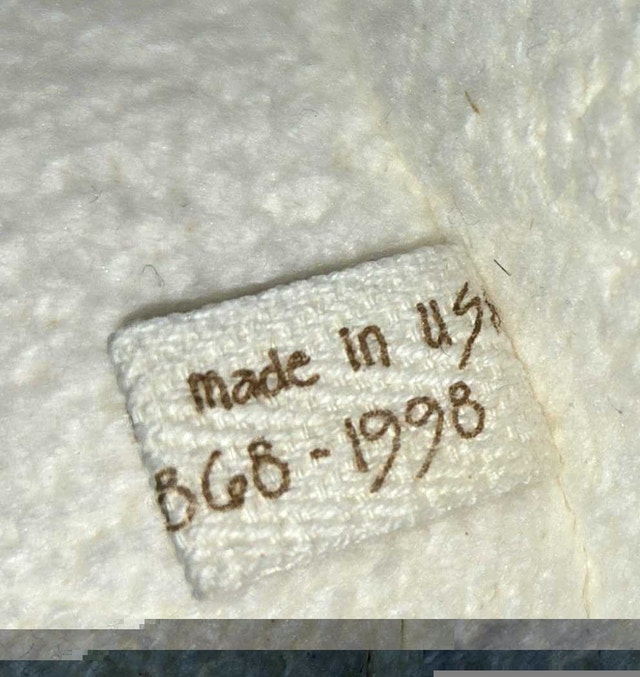 Collectable TEDDY BEAR 13" made in USA 1998 - photo 5