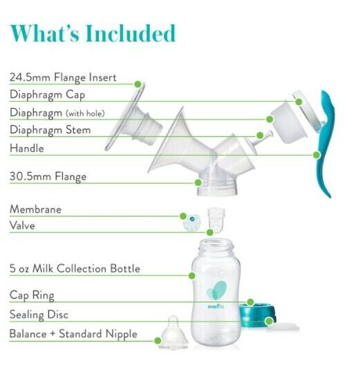 NEW EvenFlo Advanced Manual Breast Pump - photo 4