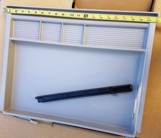 add-on desk Pencil Drawer 21" W x 16" D with rails - photo 3