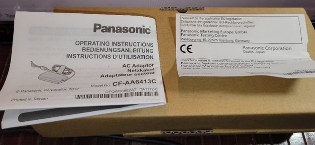 PANASONIC Toughbook 20 ToughPad CF-AA6413CM AC adapter 65W 16V - photo 3