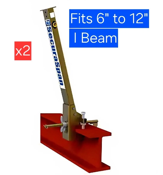 3M DBI SALA 7400047 SecuraSpan I Beam HLL Stanchion