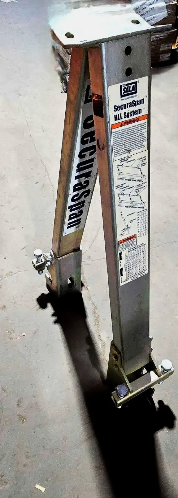 3M DBI SALA 7400047 SecuraSpan I Beam HLL Stanchion - photo 2