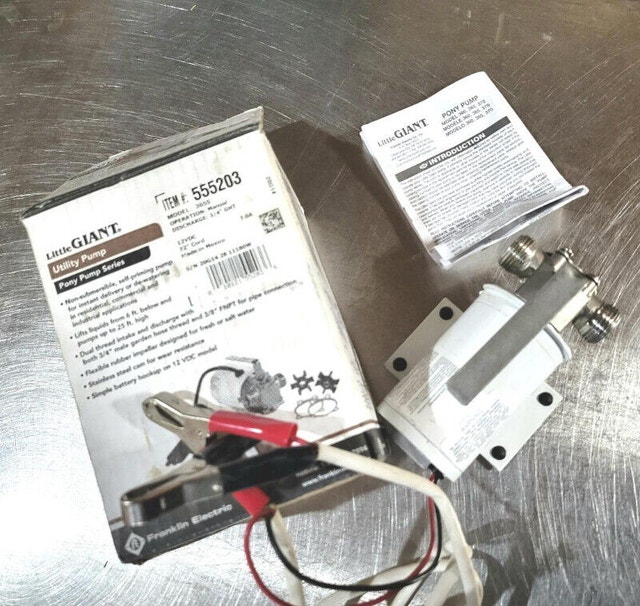 self priming 12V Little Giant 365S Pony Pump 1/10 HP