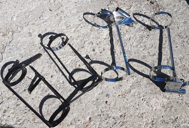 4.5" x 16" O2 / gas small cylinder tank holder