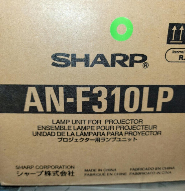 Sharp Projector AN-F310LP Lamp Bulb for XG, PG