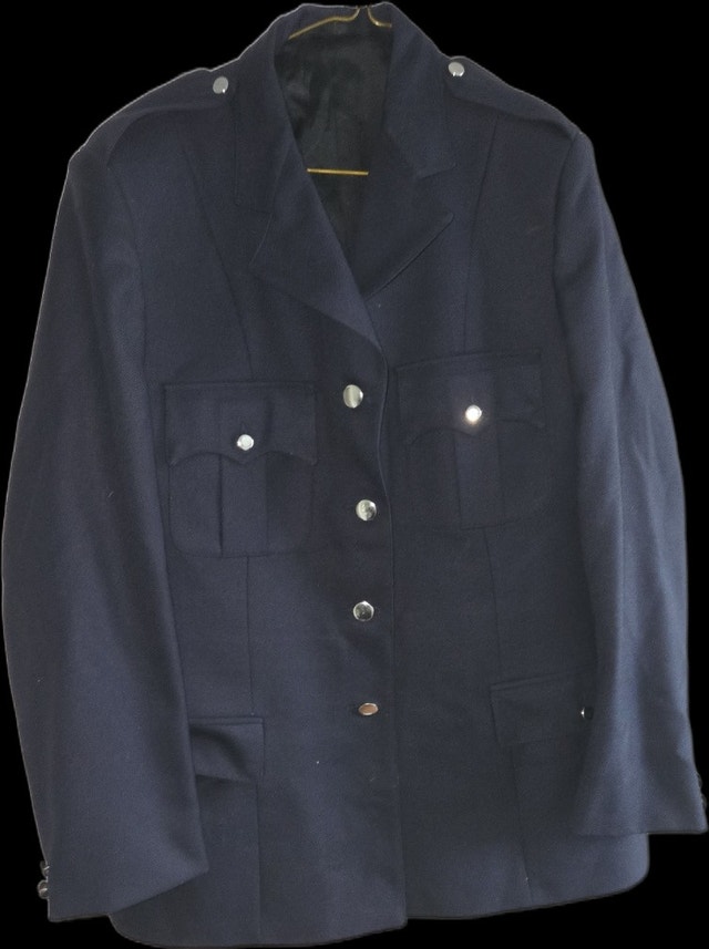 Blue Black Dress Parade Tunic JACKET FD Police Men's Uniform