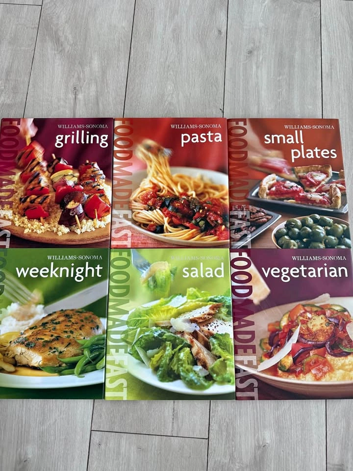 Williams-Sonoma Cookbook Collection + Pasta Cookbook (9 Books)