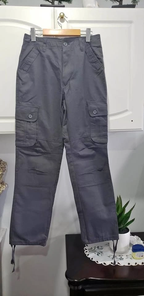 Men's Brand New Grey Cargo Pants