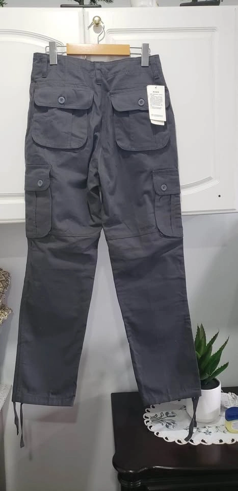 Men's Brand New Grey Cargo Pants - photo 2