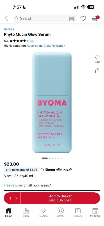 BYOMA Phyto-Mucin Glow Serum – 2 Bottles - photo 5
