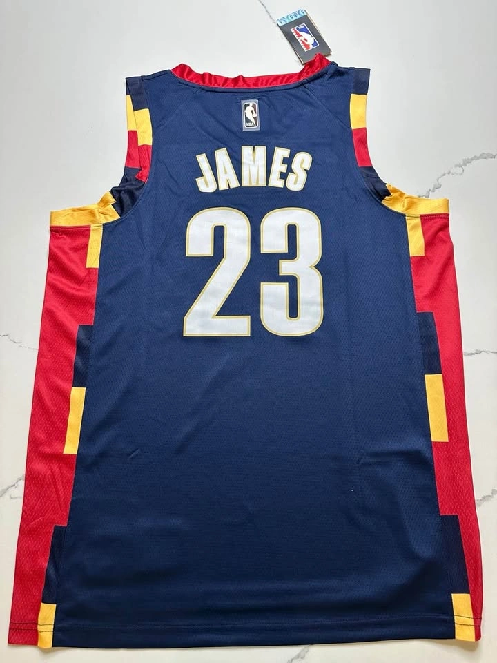 Nike LeBron James Navy Cleveland Cavaliers NBA Jersey - photo 3