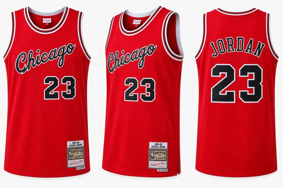 Hardwood Classic Michael Jordan Bulls Jersey Brand New