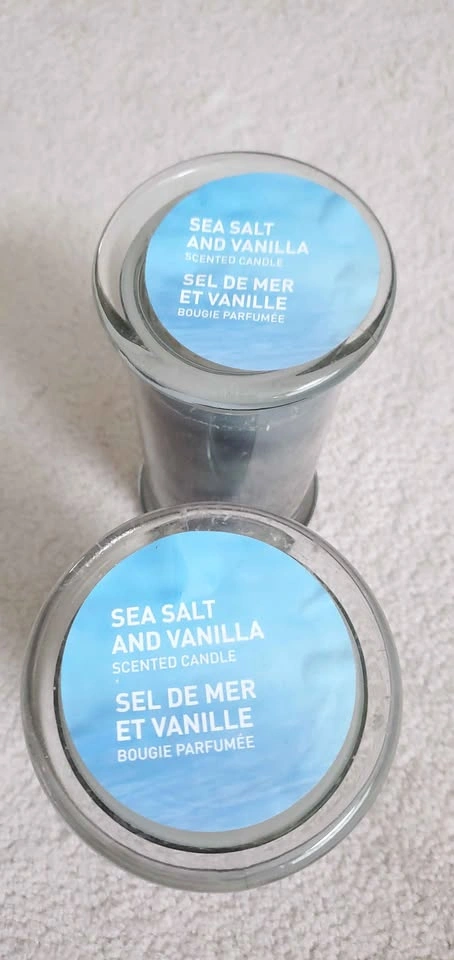 Sea Salt and Vanilla Scented Candles - photo 2