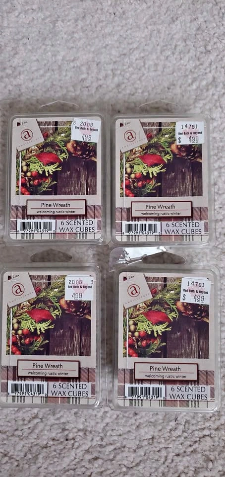 AmbiEscents Scented Wax Cubes - Pine Wreath & Sugar Pine (10 Pac