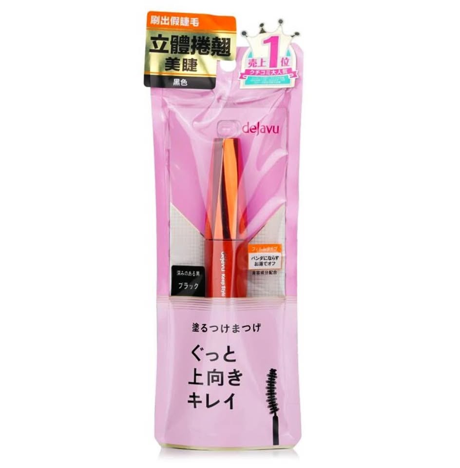 BNIB Japan Dejavu Keep Style Mascara E Black Waterproof
