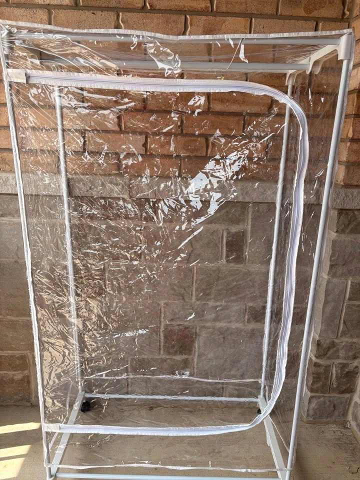 Garment Rack with Cover and Wheels - photo 3