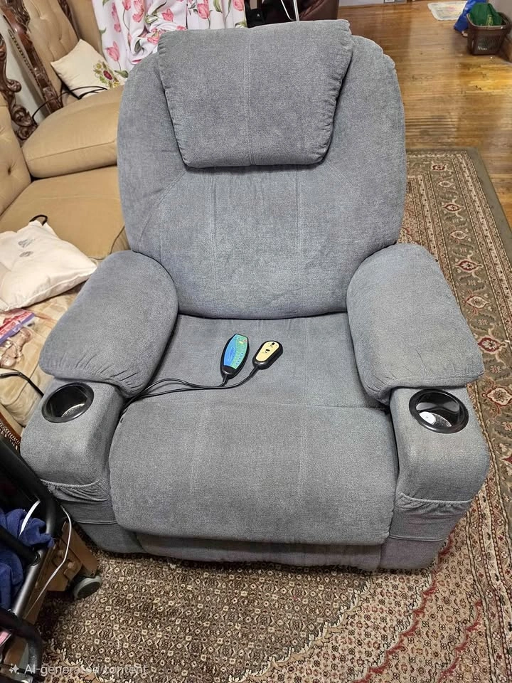 Lifting Power Recliner with Heat and Massage