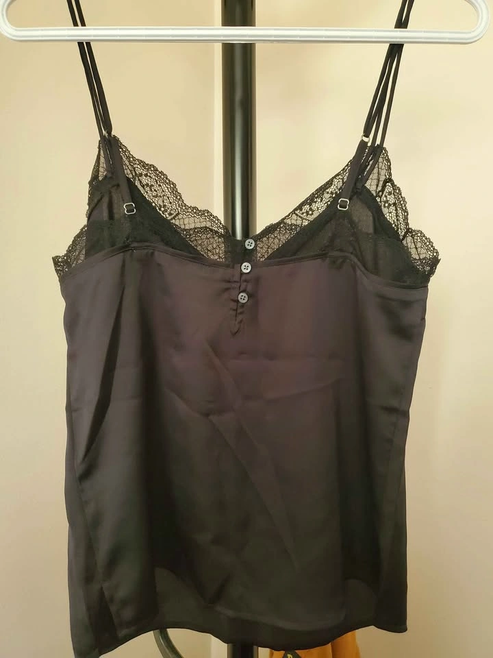 NEW Abercrombie & Fitch Black Camisole Top - Small - photo 2