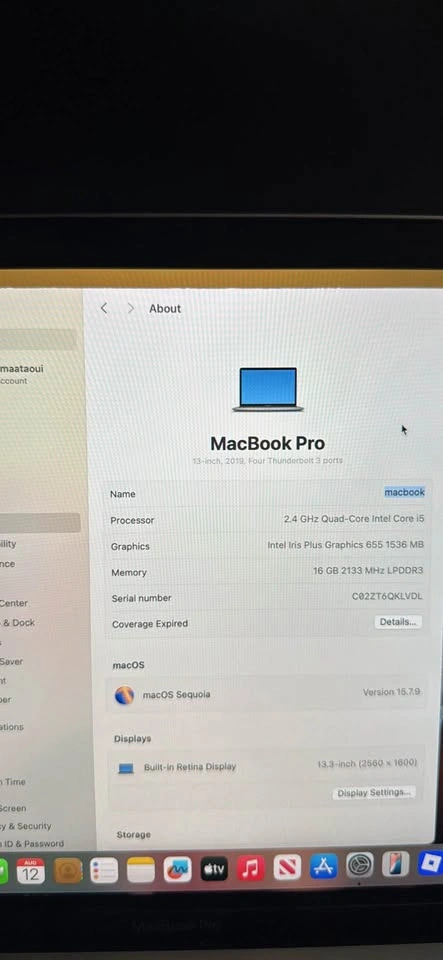 13” MacBook Pro 2019 - Eng/Fr - photo 2