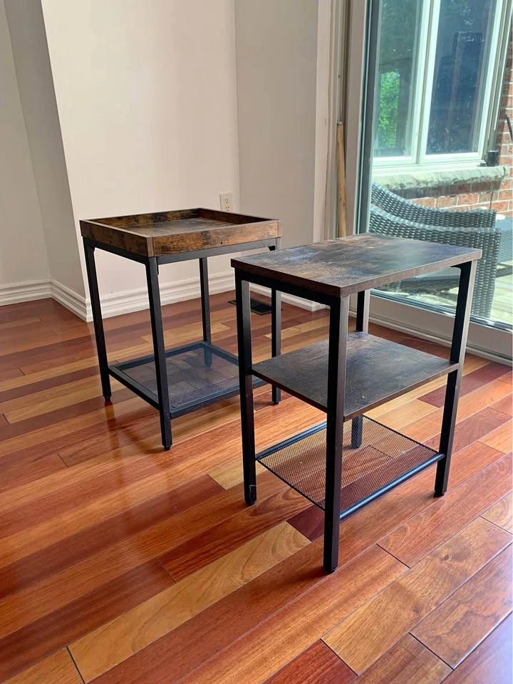 Industrial Side Table Set