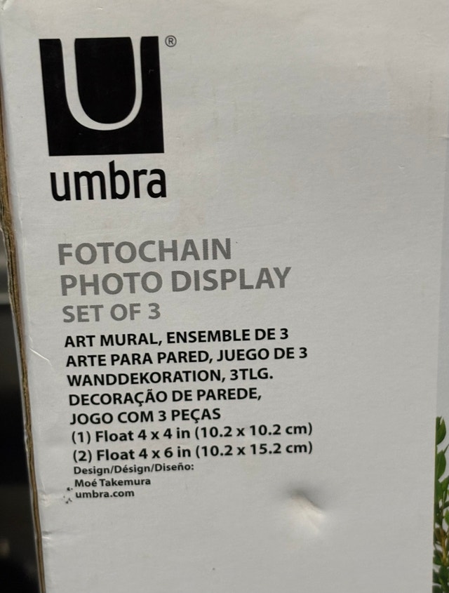 Umbra Fotochain Hanging Photo Display Set of 3 - photo 4