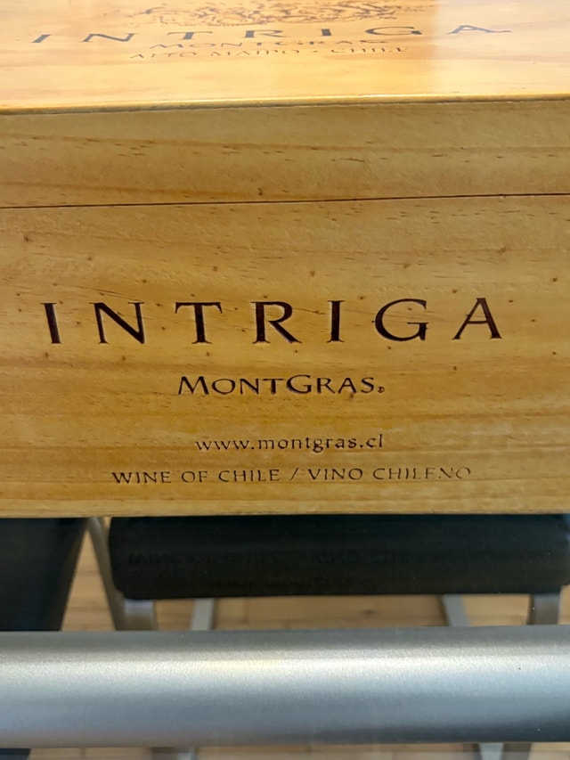 Intriga Wooden Wine Crate Storage Box - photo 5