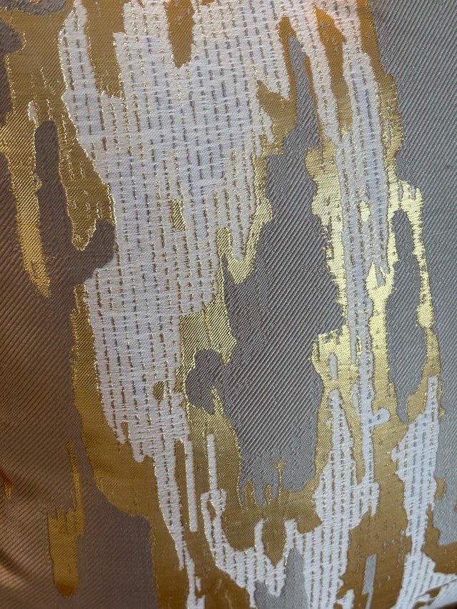 Set of 2 Luxury 24” x 24” Gold Abstract Decorative Throw Pillows - photo 4