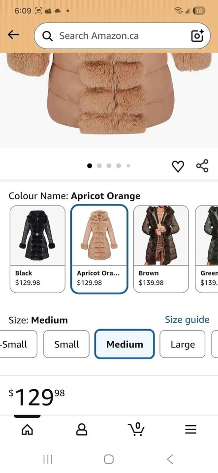 Winter Puffer Leather Coat with Fur Trim hooded - BNWT - photo 3