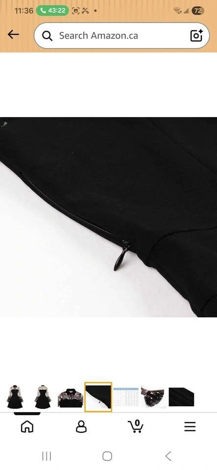 Black Embroidery mesh dress - photo 5