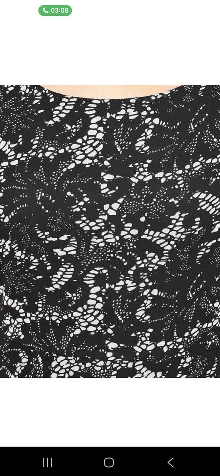 Black and white printed Maxi Dress - photo 5