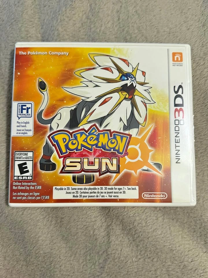 Pokemon Sun 3DS Game (with all inserts)