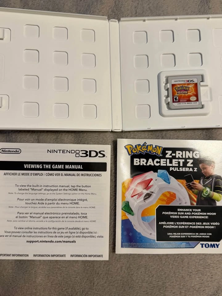 Pokemon Sun 3DS Game (with all inserts) - photo 3