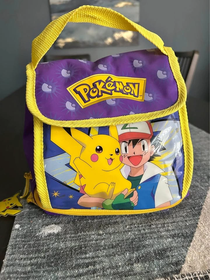 Vintage Pokémon Mini Figure Lot with Lunch Bag and Playsets