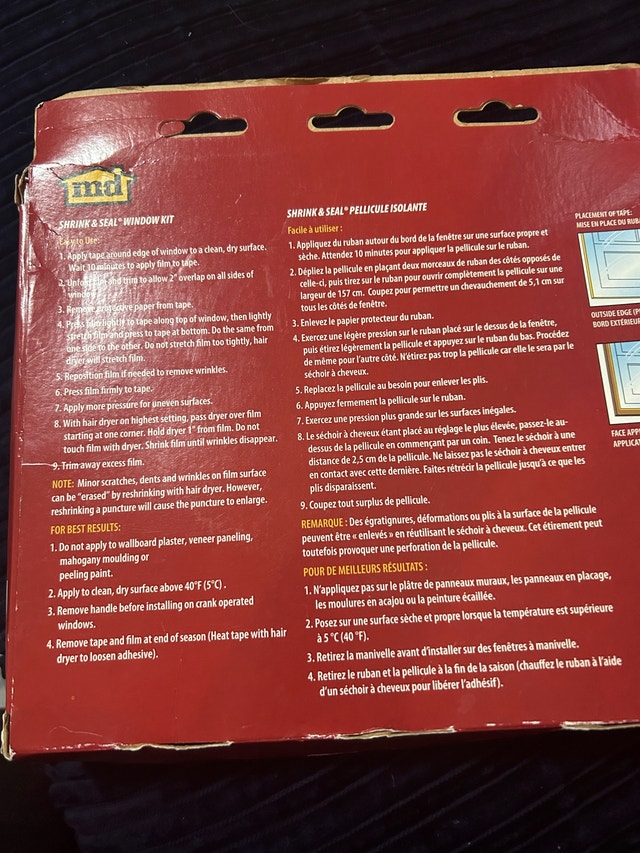 MD Shrink & Seal Window Kit - photo 2