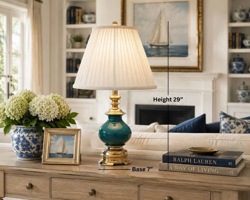 Table Lamp Vintage Hollywood Regency - photo 2