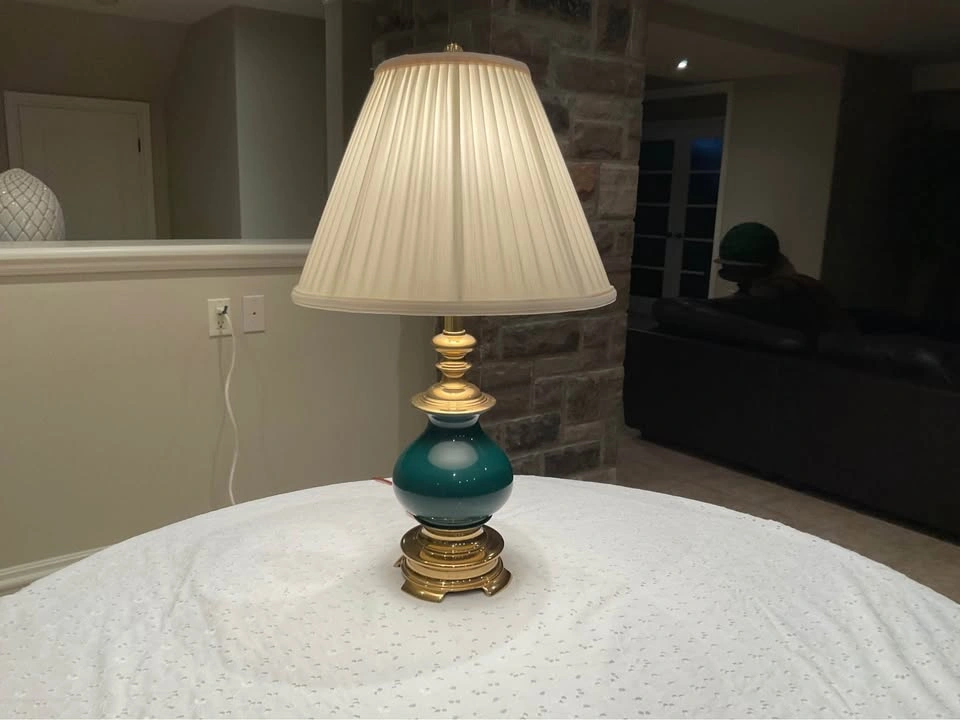 Table Lamp Vintage Hollywood Regency - photo 3