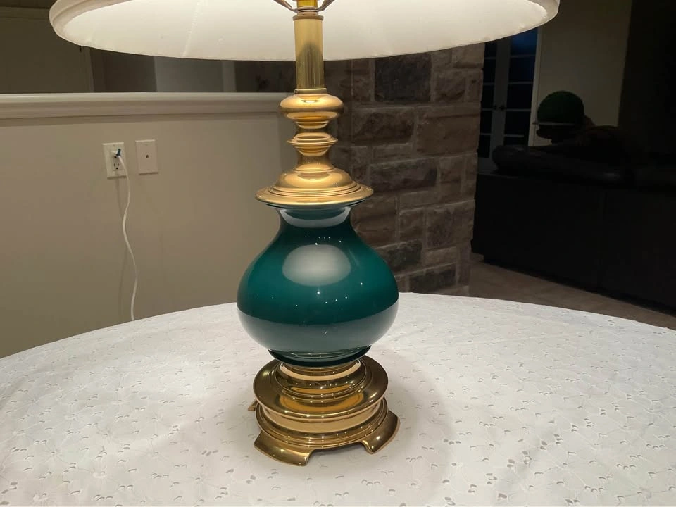 Table Lamp Vintage Hollywood Regency - photo 4